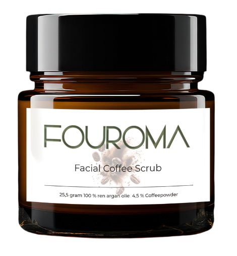 argan facial coffee scrub